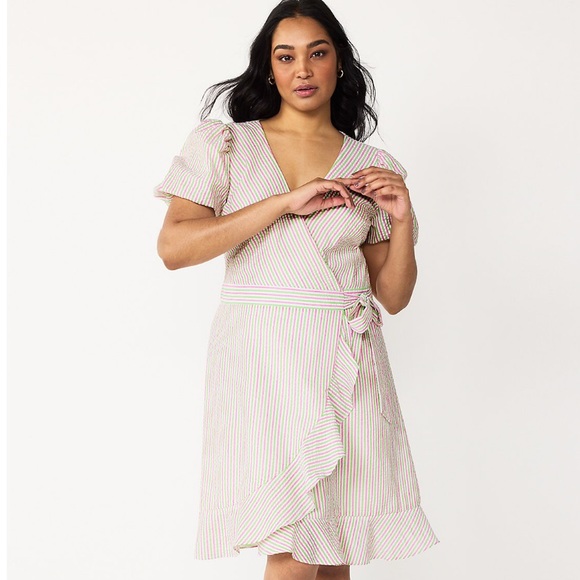 Draper James Dresses & Skirts - Draper James Women’s Puff Sleeve Wrap Dress